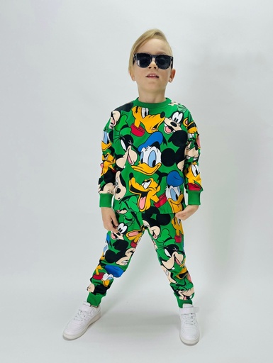 [BB2005-02] MICKEY FRIENDS GREEN FULL SET BABY