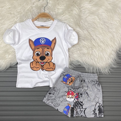 [BB3005-03] PAW DOG SHORT BABY FULL SET BOY