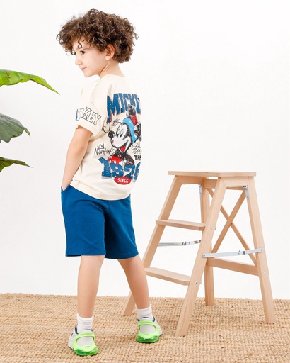 [BB3012-03] MICKEY DROWING SHORT BABY SET