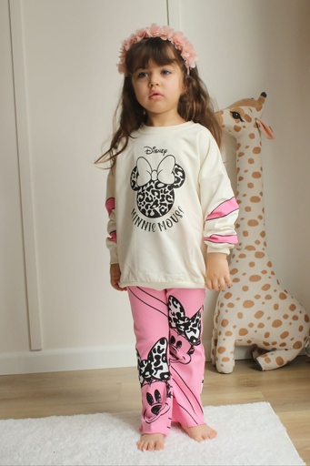 [BG3009-03] MINNIE MOUSE STRIPE PANTS SET