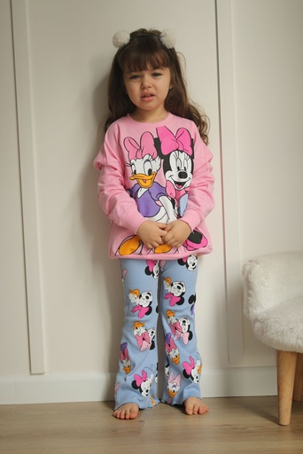 [BG3010-03] MINNIE MOUSE &DAISY STRIPE PANTS SET