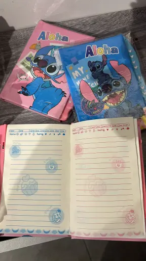 stitch book with lock